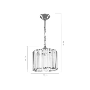 Φωτιστικό οροφής μονόφωτο Lavina pakoworld Ε27 σε χρυσή απόχρωση Φ20x20εκ-147-000207