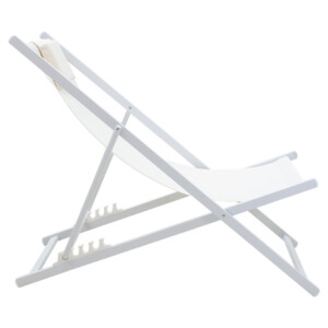 Σεζλόνγκ επαγγελματική Corte pakoworld αλουμίνιο λευκό-textilene μπεζ-152-000008