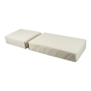 Μαξιλάρι Vertian pakoworld textilene σε μπεζ απόχρωση 194x58x20εκ-152-000096