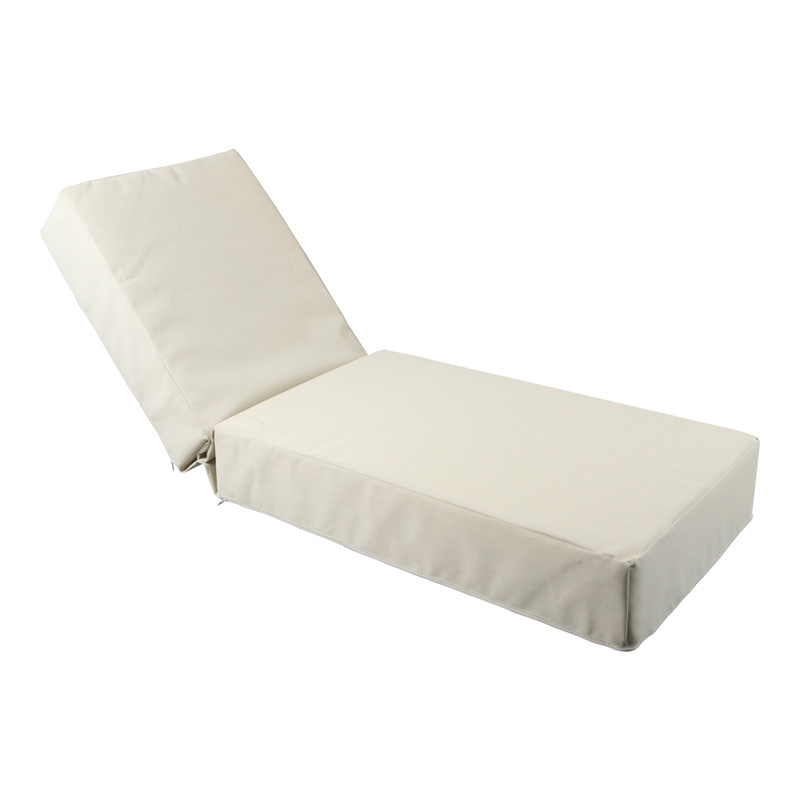 Μαξιλάρι Vertian pakoworld textilene σε μπεζ απόχρωση 194x58x20εκ-152-000096