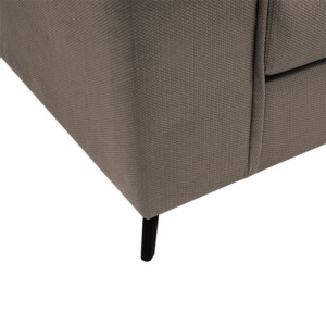 Γωνιακός καναπές Fabulous pakoworld αναστρέψιμος ύφασμα mocha-cream 240x165x95εκ-168-000040