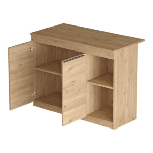 Τραπέζι-πάγκος κουζίνας Kogile pakoworld σε φυσική απόχρωση 120x60x88.2εκ-176-000211