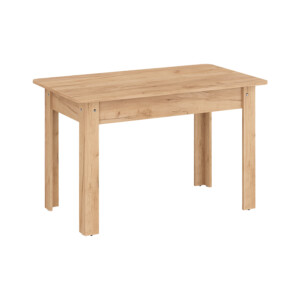 Τραπέζι Quiin pakoworld επεκτεινόμενο μελαμίνης σε oak απόχρωση 120-164x70x73.5εκ-184-000097