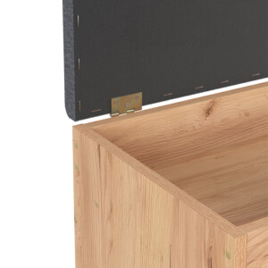 Έπιπλο εισόδου- σκαμπό- παπουτσοθήκη Oriental pakoworld σε oak απόχρωση 100x37.2x50εκ-184-000124