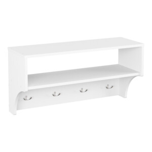 Κρεμάστρα Crosta pakoworld σε λευκή απόχρωση 80x28x40εκ-184-000126