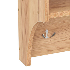 Κρεμάστρα Crosta pakoworld σε oak απόχρωση 80x28x40εκ-184-000127