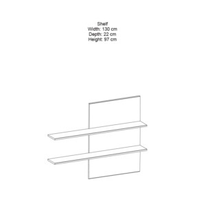 Σύνθετο σαλονιού Salome pakoworld LED wenge 200x41x190εκ-192-000003