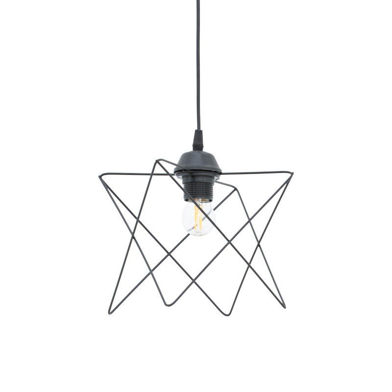 Φωτιστικό οροφής Langit pakoworld Ε27 μέταλλο μάυρο 18x18x65εκ-193-000116 Φωτιστικό οροφής Langit pakoworld Ε27 μέταλλο μάυρο 18x18x65εκ-193-000116