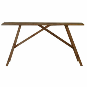 Κονσόλα Roosevelt pakoworld καρυδί ξύλο πεύκου 35mm καρυδί 119x29x80εκ-197-000241