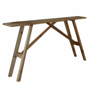 Κονσόλα Roosevelt pakoworld καρυδί ξύλο πεύκου 35mm καρυδί 119x29x80εκ-197-000241