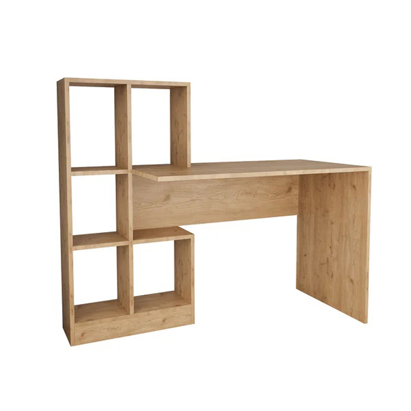 Γραφείο εργασίας με βιβλιοθήκη Dustin pakoworld σε oak απόχρωση 118x56x112εκ-197-000309 Γραφείο εργασίας με βιβλιοθήκη Dustin pakoworld σε oak απόχρωση 118x56x112εκ-197-000309