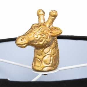 Επιτραπέζιο φωτιστικό Giraffe pakoworld Ε27 μαύρο-χρυσό 22.5x20x42εκ-199-000477