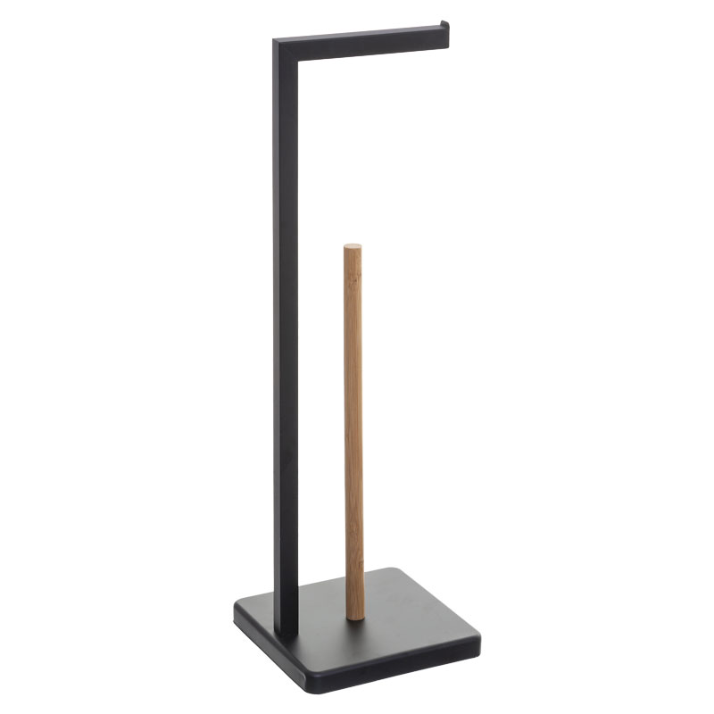 Χαρτοθήκη μπάνιου Nature pakoworld μαύρο 20x20x64.5εκ-199-000485 Χαρτοθήκη μπάνιου Nature pakoworld μαύρο 20x20x64.5εκ-199-000485