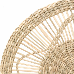 Διακοσμητικό τοίχου Lela pakoworld σετ 3 τεμαχίων φυσικό-199-000511