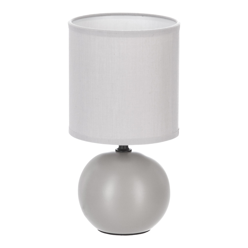 Επιτραπέζιο φωτιστικό PWL-1210 pakoworld Ε14 κεραμικό σε γκρι απόχρωση Φ13x25εκ-199-000582 Επιτραπέζιο φωτιστικό PWL-1210 pakoworld Ε14 κεραμικό σε γκρι απόχρωση Φ13x25εκ-199-000582