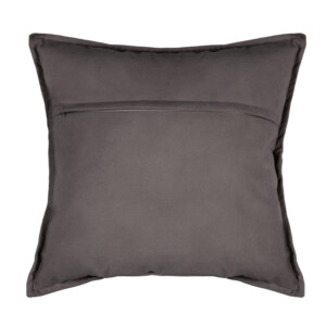 Μαξιλάρι διακοσμητικό Glober pakoworld ύφασμα σε ανθρακί απόχρωση 45x45εκ-199-000583