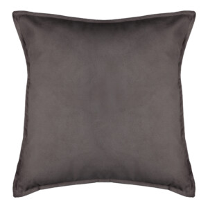 Μαξιλάρι διακοσμητικό Glober pakoworld ύφασμα σε ανθρακί απόχρωση 45x45εκ-199-000583