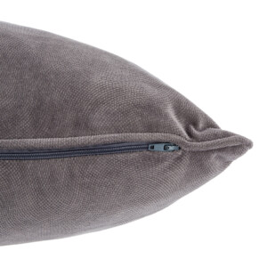Μαξιλάρι διακοσμητικό Lubel pakoworld ύφασμα σε ανθρακί απόχρωση 30x50εκ-199-000585