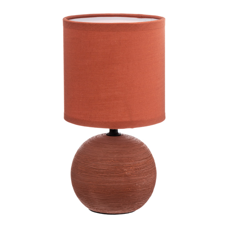 Επιτραπέζιο φωτιστικό PWL-1210 pakoworld Ε14 κεραμικό σε terracotta απόχρωση Φ13x25εκ-199-000591 Επιτραπέζιο φωτιστικό PWL-1210 pakoworld Ε14 κεραμικό σε terracotta απόχρωση Φ13x25εκ-199-000591