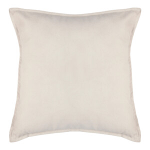 Μαξιλάρι διακοσμητικό Glober pakoworld ύφασμα σε ιβουάρ απόχρωση 45x45εκ-199-000614