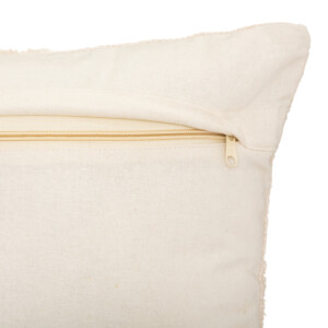 Μαξιλάρι διακοσμητικό Ferdel pakoworld ύφασμα σε ιβουάρ απόχρωση 40x40εκ-199-000618