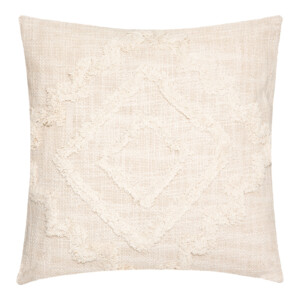 Μαξιλάρι διακοσμητικό Ferdel pakoworld ύφασμα σε ιβουάρ απόχρωση 40x40εκ-199-000618