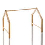 Παιδική κρεμάστρα Holen pakoworld ξύλο πεύκου σε φυσική με λευκή απόχρωση 60x37x100εκ-199-000643