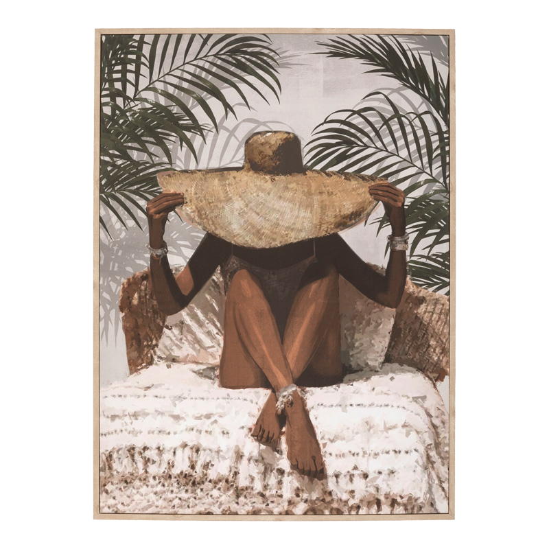 Πίνακας σε πλαίσιο Kapelda pakoworld 58x2.6x78εκ-199-000675