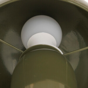 Επιτραπέζιο φωτιστικό Mushi pakoworld μέταλλο σε χακί απόχρωση Φ20x24