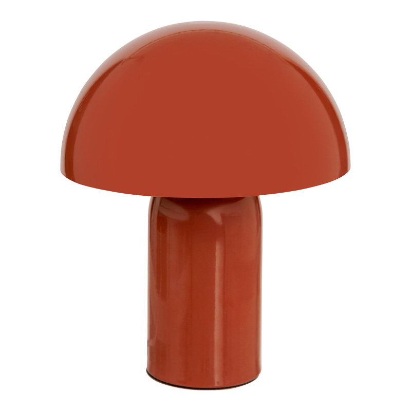 Επιτραπέζιο φωτιστικό Mushi pakoworld μέταλλο σε terracotta απόχρωση Φ20x24 Επιτραπέζιο φωτιστικό Mushi pakoworld μέταλλο σε terracotta απόχρωση Φ20x24
