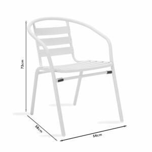 Τραπεζαρία Watson-Tade pakoworld σετ 3τεμ μέταλλο μαύρο-γυαλί Φ60x70εκ-200-000311