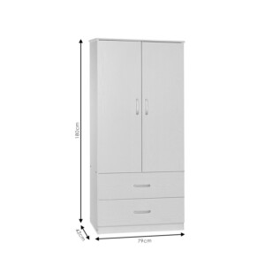 Φοιτητικό πακέτο επίπλων υπνοδωματίου Nap 4 pakoworld σετ 3 τμχ-200-000538