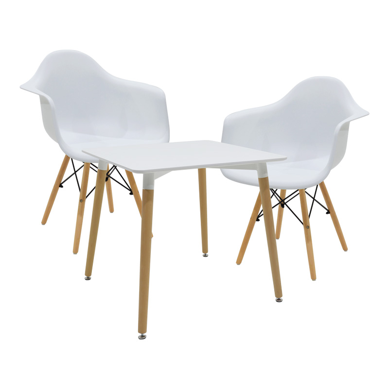 Φοιτητικό πακέτο επίπλων τραπεζαρίας New Salt & Pepper 4 pakoworld σετ 3 τμχ-200-000678 Φοιτητικό πακέτο επίπλων τραπεζαρίας New Salt & Pepper 4 pakoworld σετ 3 τμχ-200-000678