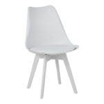 Φοιτητικό πακέτο τραπεζαρίας Natali-Gaston pakoworld σετ 5τεμ λευκό 120x80x76εκ-200-000733