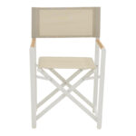 Τραπεζαρία Kliton - Mabu σετ 3τεμ pakoworld αλουμίνιο σε λευκή απόχρωση 80x80x74εκ-200-000799