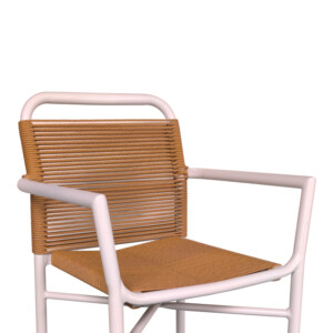 Τραπεζαρία Kliton - Clutch σετ 7τεμ pakoworld αλουμίνιο σε λευκή απόχρωση 150x80x74εκ-200-000810