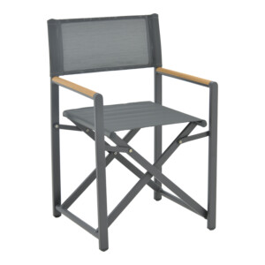 Τραπεζαρία Kliton-Mabu σετ 5τεμ pakoworld αλουμίνιο σε ανθρακί απόχρωση 80x80x74εκ-200-000852