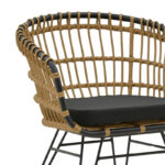 Τραπεζαρία Kliton-Naoki B σετ 5τεμ pakoworld ανθρακί αλουμίνιο και μέταλλο σε μαύρη απόχρωση 80x80x74εκ-200-000854