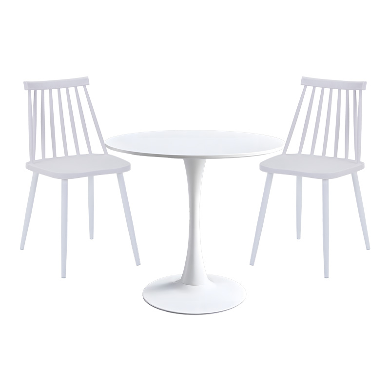 Τραπεζαρία Elijah-Aurora I pakoworld σετ 3τεμ pp σε λευκή απόχρωση Φ60x74εκ-200-001148 Τραπεζαρία Elijah-Aurora I pakoworld σετ 3τεμ pp σε λευκή απόχρωση Φ60x74εκ-200-001148