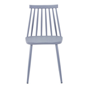 Τραπεζαρία Elijah-Aurora I pakoworld σετ 3τεμ pp σε λευκή-γκρι απόχρωση Φ60x74εκ-200-001151