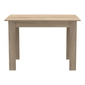 Τραπεζαρία Manka-Ezra pakoworld σετ 5τεμ σε sonoma-μαύρη απόχρωση 110x80x77εκ-200-001204