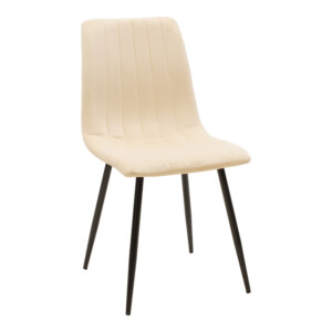 Τραπεζαρία Julita-Noor pakoworld σετ 5τεμ MDF λευκό-μπεζ-φυσικό Φ80x73εκ-200-001271