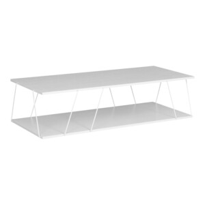 Φοιτητικό πακέτο επίπλων σαλονιού Tars pakoworld λευκό σετ 4τεμ-200-001320