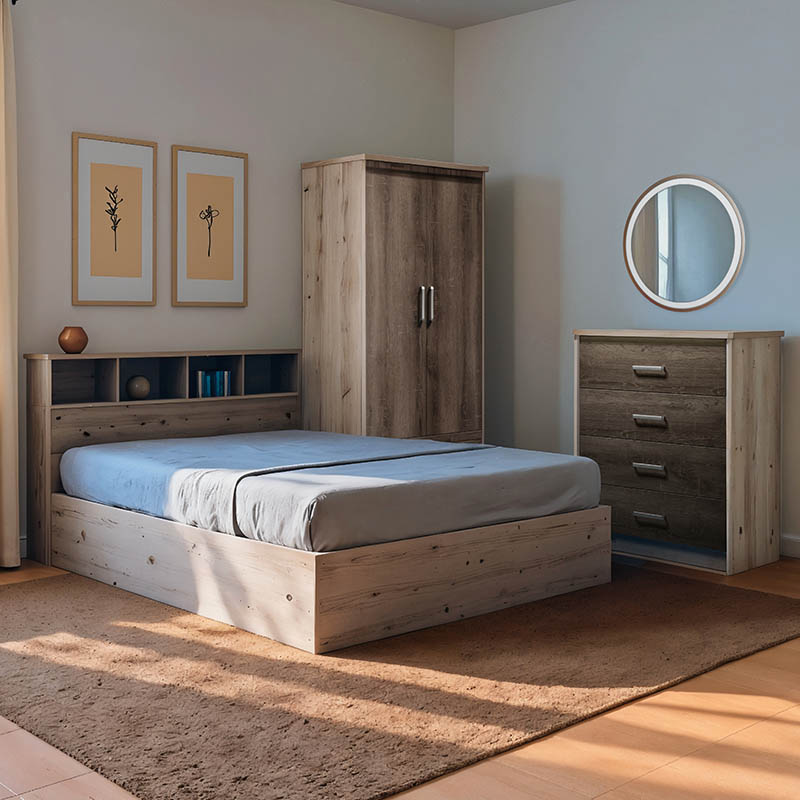 Φοιτητικό πακέτο επίπλων κρεβατοκάμαρας Shade pakoworld σετ 3τεμ-200-001325 Φοιτητικό πακέτο επίπλων κρεβατοκάμαρας Shade pakoworld σετ 3τεμ-200-001325