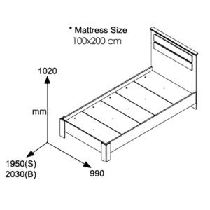 Φοιτητικό πακέτο επίπλων κρεβατοκάμαρας Coziness pakoworld σετ 3τεμ-200-001326