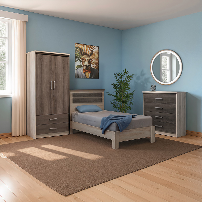 Φοιτητικό πακέτο επίπλων κρεβατοκάμαρας Coziness pakoworld σετ 3τεμ-200-001326 Φοιτητικό πακέτο επίπλων κρεβατοκάμαρας Coziness pakoworld σετ 3τεμ-200-001326