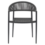 Τραπεζαρία Kliton-Freiburg σετ 5τεμ pakoworld αλουμίνιο σε ανθρακί απόχρωση 80x80x74εκ-200-001328