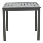 Τραπεζαρία Kliton-Freiburg σετ 5τεμ pakoworld αλουμίνιο σε ανθρακί απόχρωση 80x80x74εκ-200-001328