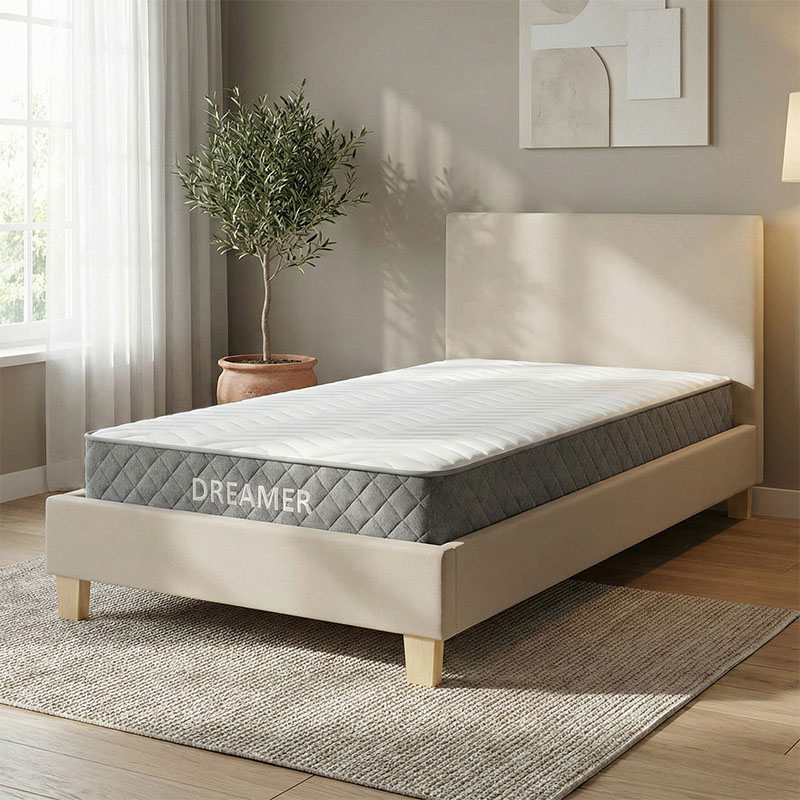 Κρεβάτι με στρώμα Nevil-Dreamer pakoworld ύφασμα μπεζ-ξύλινο πόδι σε φυσική απόχρωση 100x200εκ-200-001470 Κρεβάτι με στρώμα Nevil-Dreamer pakoworld ύφασμα μπεζ-ξύλινο πόδι σε φυσική απόχρωση 100x200εκ-200-001470