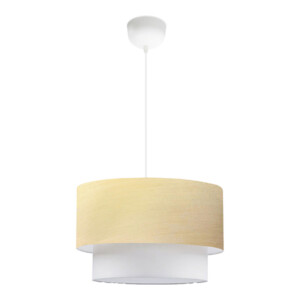 Φωτιστικό οροφής μονόφωτο PWL-1087 pakoworld Ε27 μπεζ χρυσό-εκρού Φ30x20εκ-202-000057